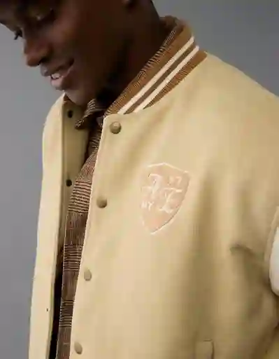 Chaqueta Hombre Beige Talla LARGE 1676212 American Eagle