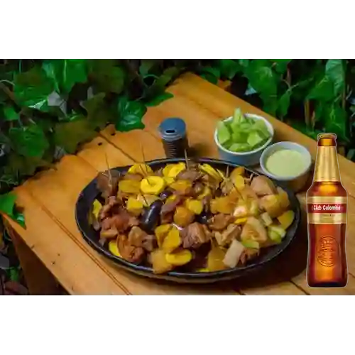 Combo Picada Personal + Club col. Dorada Bot. 330ml