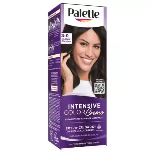 Tinte Palette Color Creme 3-0 Castaño Oscuro