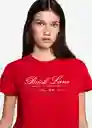 Camiseta Notting Rojo Talla 22 Teen Niñas Mango