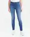 Jean Low Rise Rusty Medio Mujer Azul Frances Medio 10 Chevignon