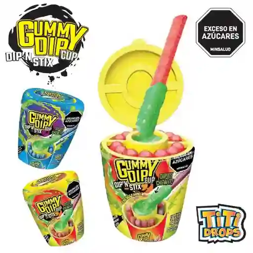 Titidrops Goma de Sabor Azucarada Para Sumergir