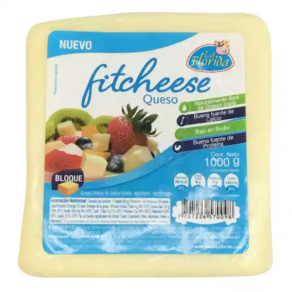 Queso Fitcheese la Florida Bloque