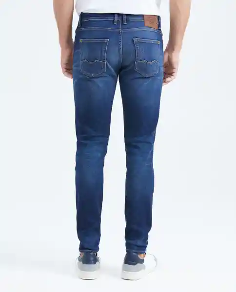 Jean Super Slim Fit Azul Dark Ultraoscuro 32/32 Chevignon