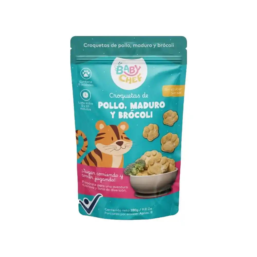 Croquetas de Pollo Maduro y Bròcoli Doypack