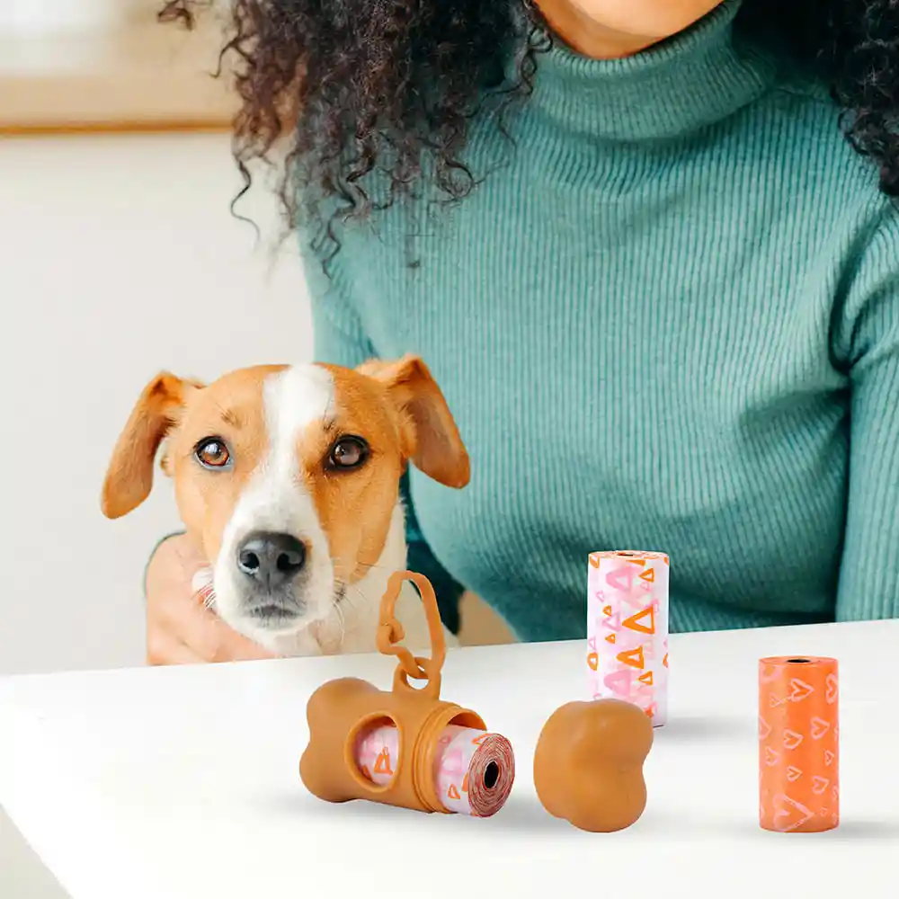 Bolsa Para Desechos de Mascotas Estuche 3 x 20 Naranja Miniso