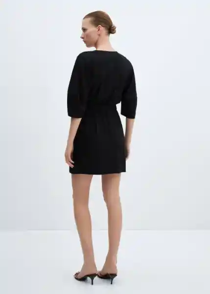 Vestido Wally Negro Talla L Mujer Mango