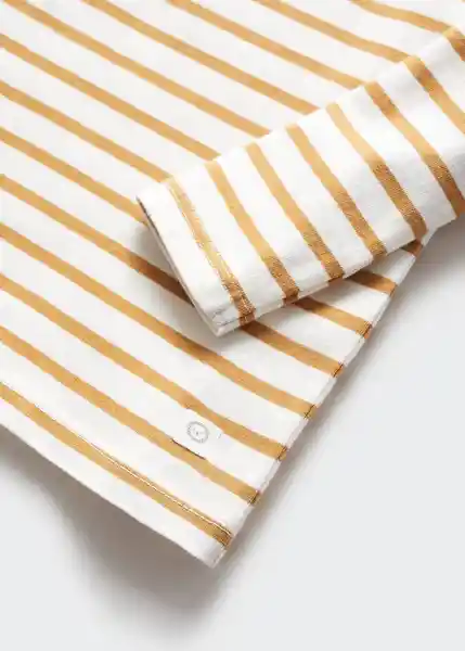 Camiseta Stripes Niños Off White Talla 69 Mango