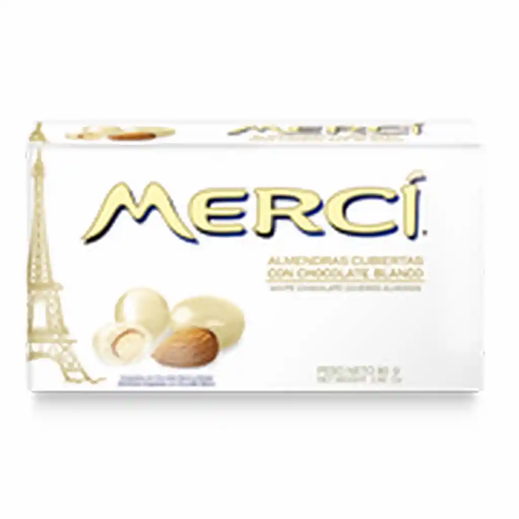 Merci Snack Almendra Con Chocolate Blanco