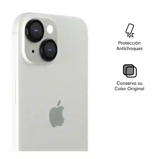 Nco Anillo Protector Cámara Para iPhone 15/iPhone 15 Plus Negro