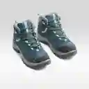 Quechua Botas Impermeables Senderismo Mujer Turqueza 41 mh500