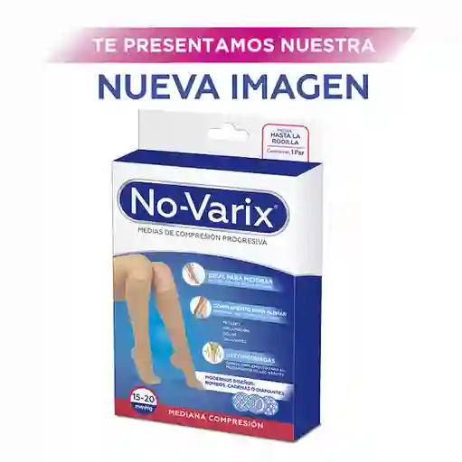 No-Varix Calcetín Mujer Colors Cadena 15-20 mm/hg Violet Medium