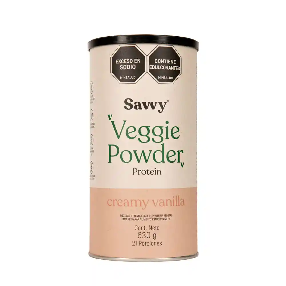Savvy Proteína Veggie Powder Creamy Vanilla