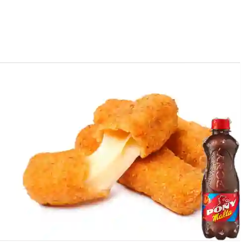 Combo Deditos Mozzarella + Pony Malta 300 ml