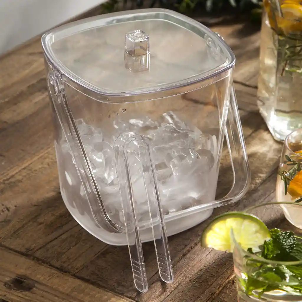 Ambiente Gourmet Hielera Cuadrada en Acrílico