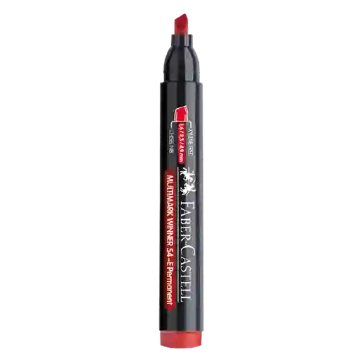Faber Castell Marcador Permanente Rojo