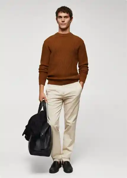 Jersey Champan Tabaco Talla XL Hombre Mango