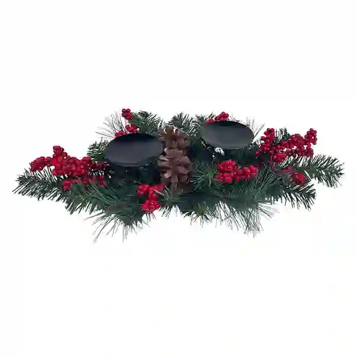 M + Design Portavela Berries Rojo Nav25