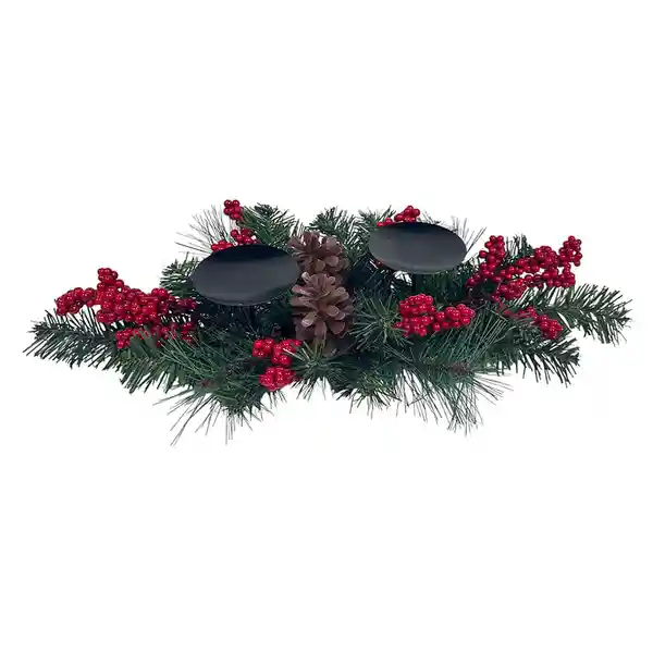 M + Design Portavela Berries Rojo Nav25