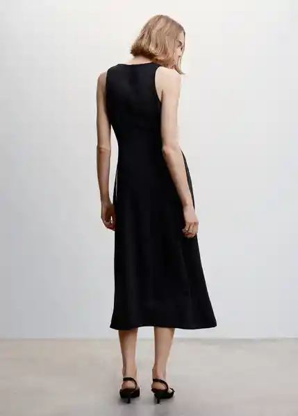 Vestido Yinyan3 Negro Talla XS Mujer Mango