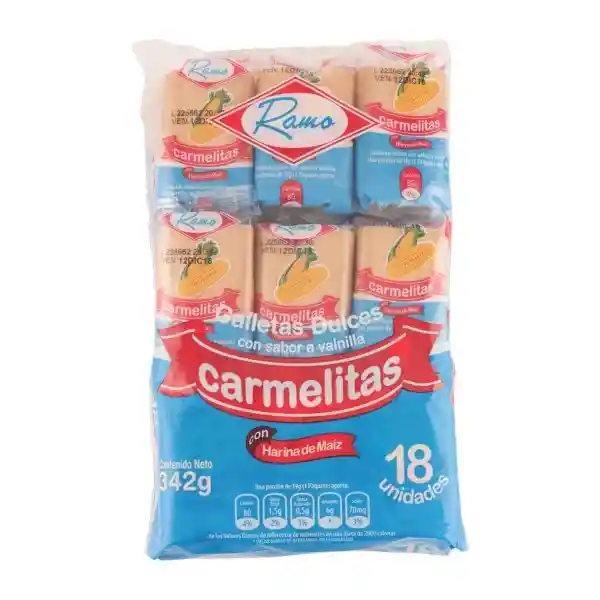 Galleta Carmelitas Dulces Vainilla