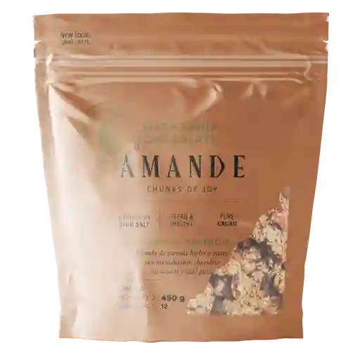 Bolsa de 450 gramos sabor macadamia choc