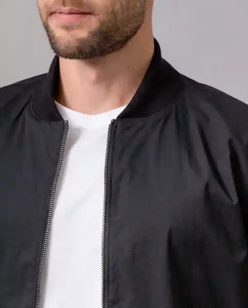 Chaqueta Hombre Negro Sombrio Ultraoscuro Talla S 02854 Rifle