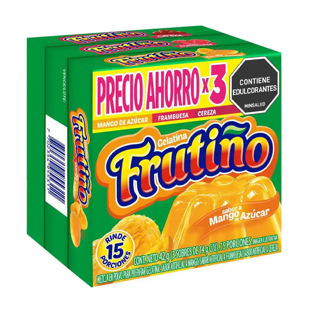 Frutiño Mezcla Polvo Mango Frambuesa