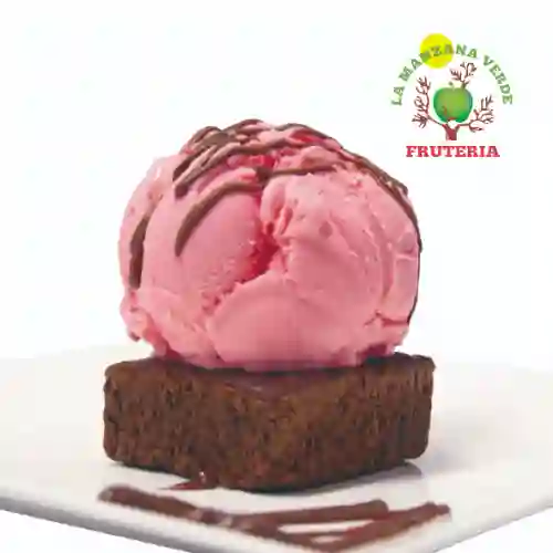 Brownie con Helado