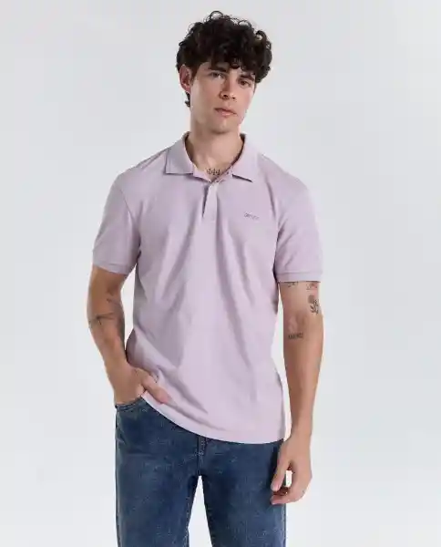 Polo Hombre Rosado Talla S 809G000_ROS152706 Americanino