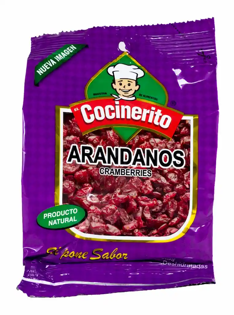El Cocinerito Arándanos Deshidratados