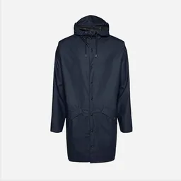 Rains Chaqueta Larga Navy Unisex M