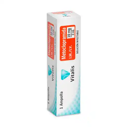 Vitalis Solución Inyectable Metoclopramida (10 mg)