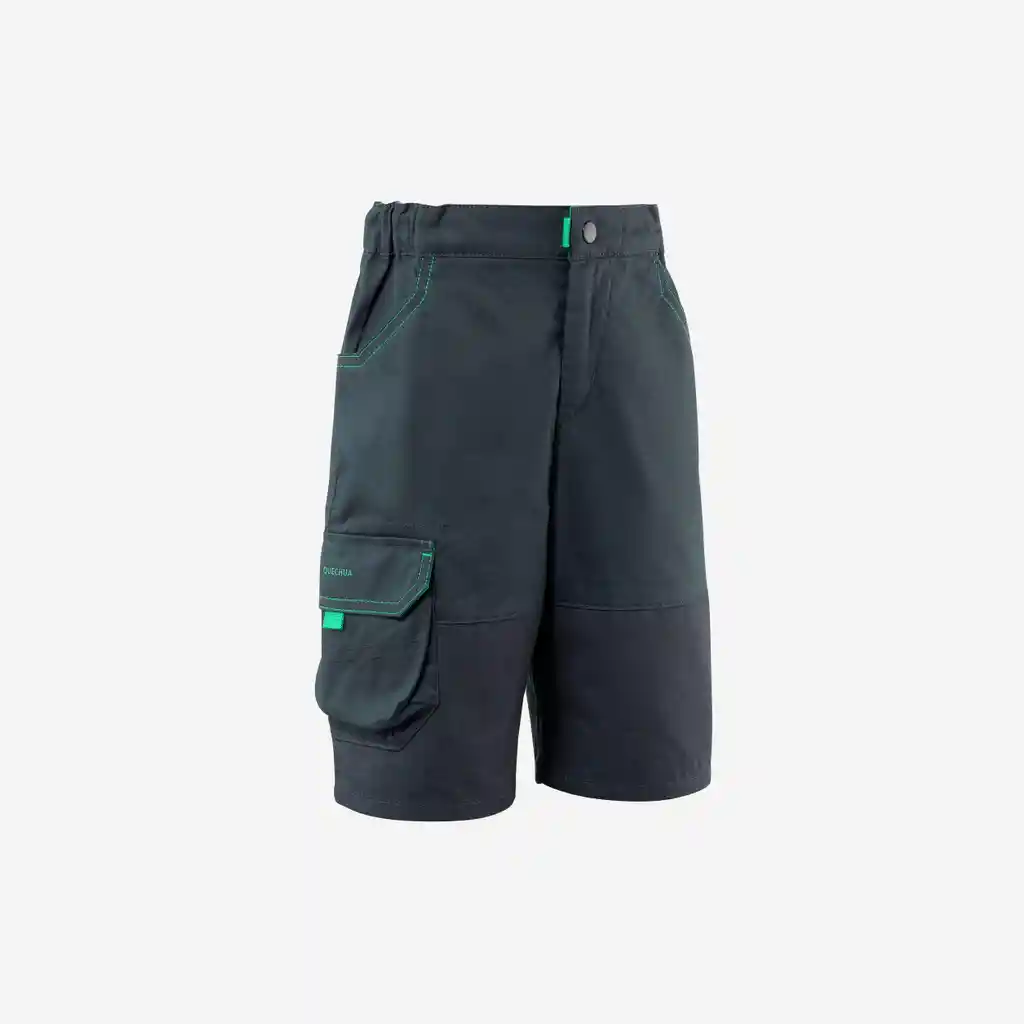 Pantaloneta de Senderismo Para Niños 2-6 Años Quechua Mh500 Gris