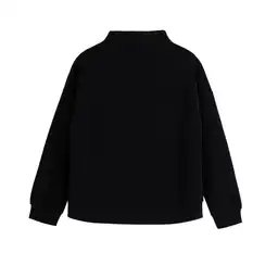 Buzo Cuello Alto en Tejido de Punto Femenino Eutay Punto Blanco