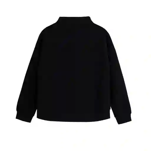 Buzo Cuello Alto en Tejido de Punto Femenino Eutay Punto Blanco