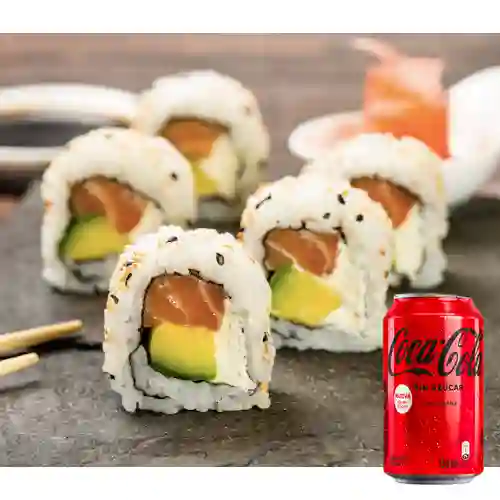Combo Classic Philadelphia Roll +Cocacola S/az 330ML