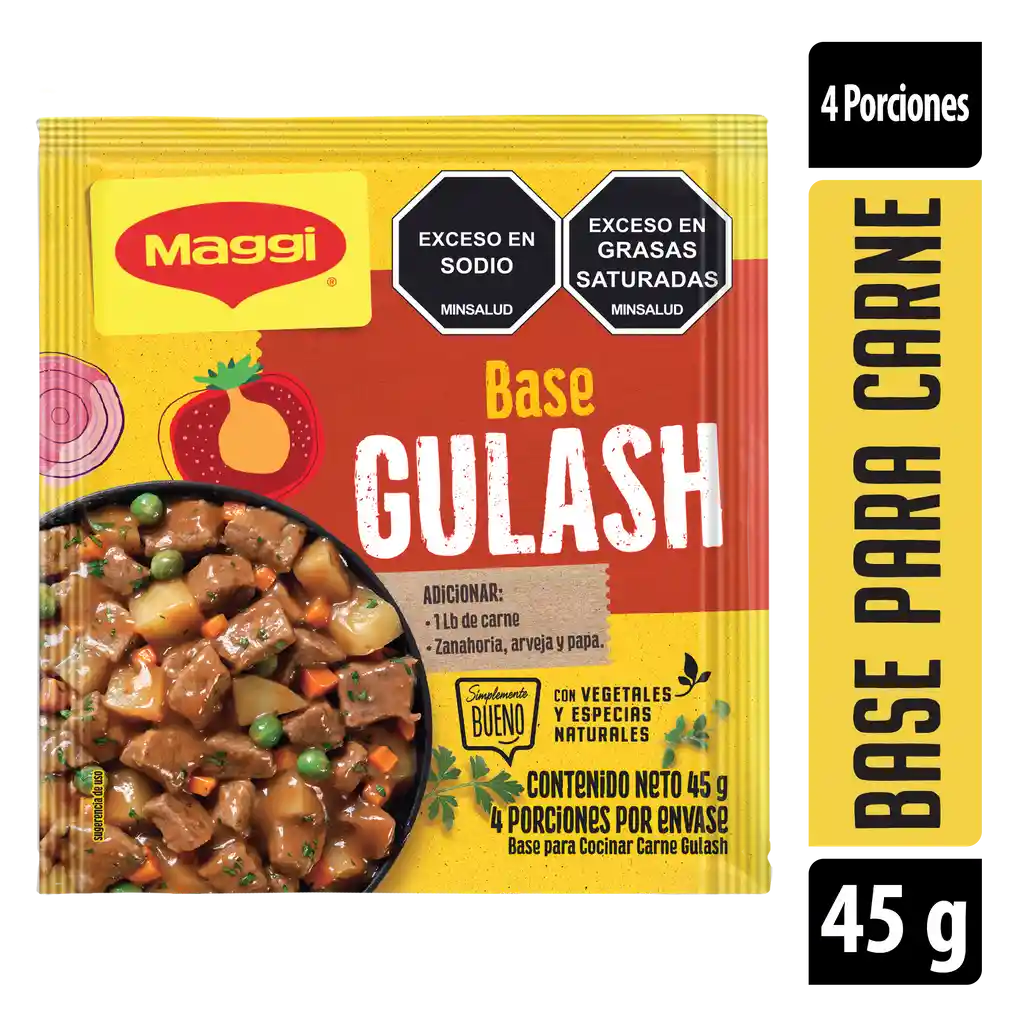 Base MAGGI para carne Gulash x 45g