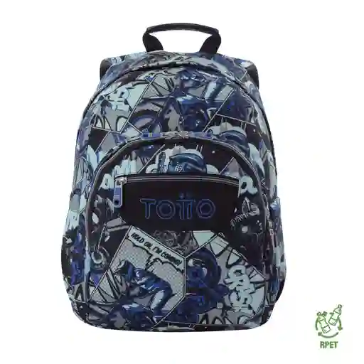 Morral Juvenil Porta Pc 13" Gommas Gris