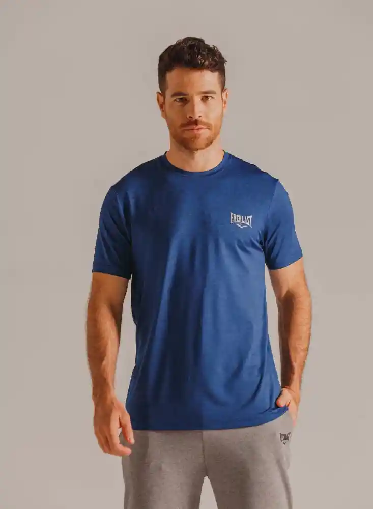 Camiseta M/c Para Hombre M-azul