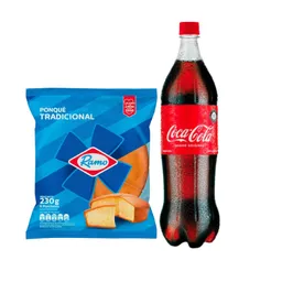 Combo Ponqué Tradicional Ramo + Coca-Cola Sabor Original