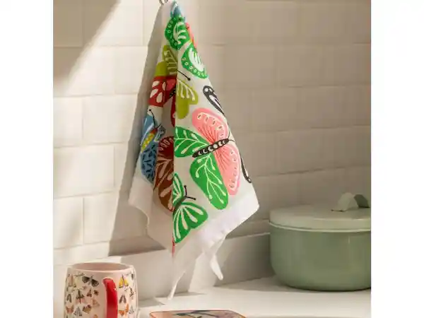 Paño de Cocina Velour Multicolor Casaideas