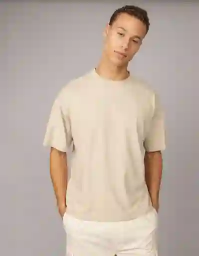 Camiseta Hombre Beige Talla: SMALL 4217256 American Eagle