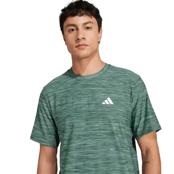 Adidas Camiseta Manga Corta Tr-Es Stretch T Hombre Verde T XL