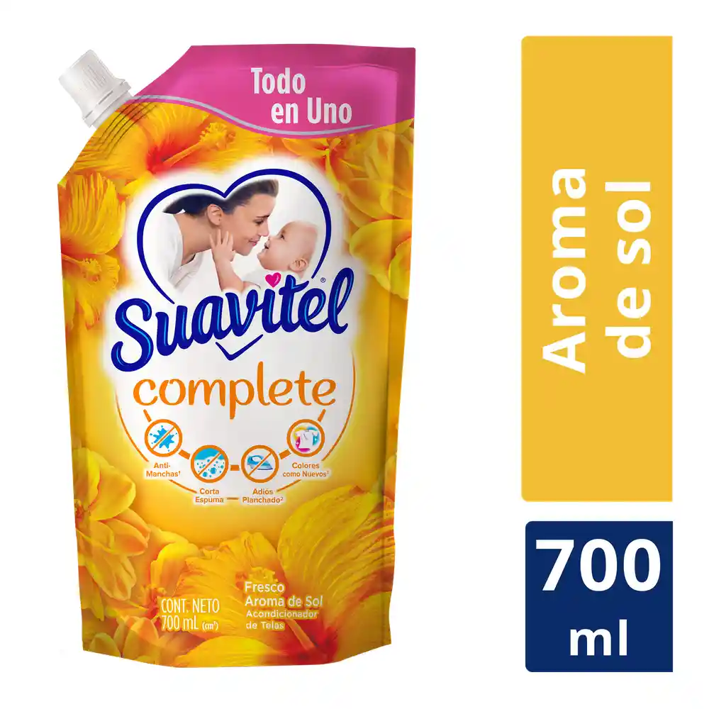 Suavizante de Telas Suavitel Aroma de Sol Bolsa 700 ml