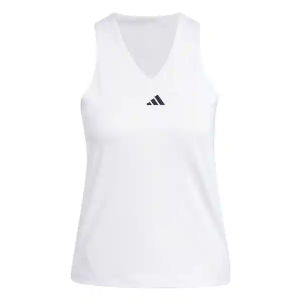 Adidas Polera Club Tank V Blanco Para Mujer Talla XS