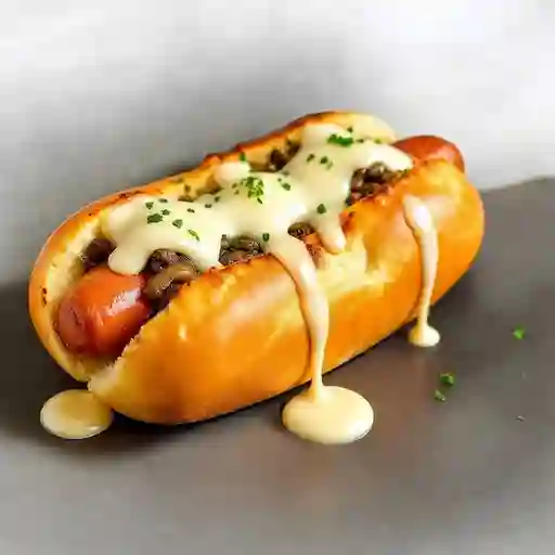Hot Dog Champiñón