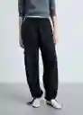 Pantalón Vicky Navy Talla Xs Mujer Mango