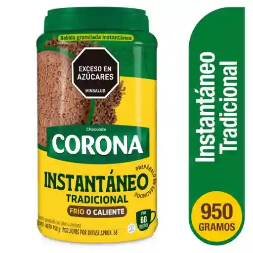 Corona Chocolate de Mesa Instantáneo Tradicional