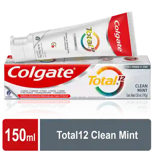 Colgate Crema Dental Total 12 Clean Mint 